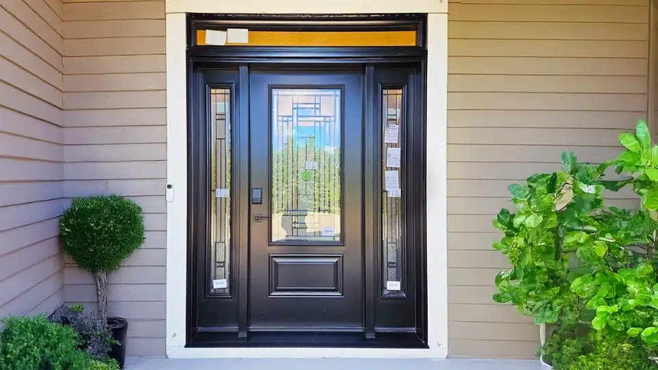 Perfectly repaired door frame showing high-quality results in Austin