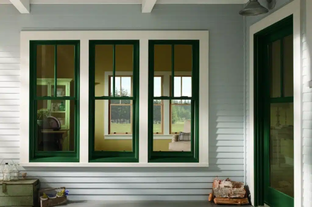 Crystal clear double-pane window glass replacement in an Austin kitchen