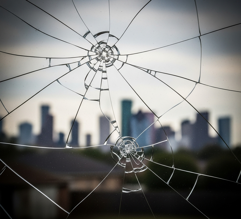 Broken window glass repair in Austin TX